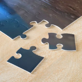 Grappig Schattige Blauw Dart Frog Jigsaw Puzzel (Zijkant)