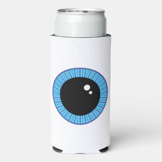 Grappig Schattige Blauw Oogbal (Seltzer Achterkant)