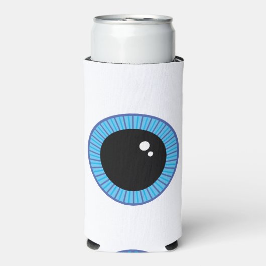 Grappig Schattige Blauw Oogbal (Seltzer Voorkant)