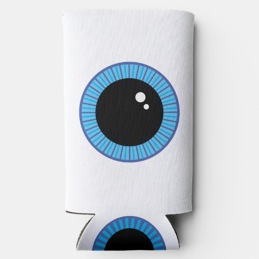 Grappig Schattige Blauw Oogbal (Achterkant)