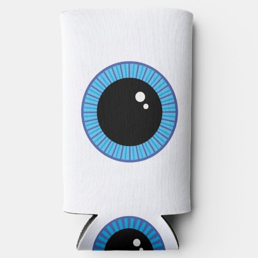 Grappig Schattige Blauw Oogbal (Voorkant)