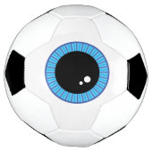Grappig Schattige Blauw Oogbal Voetbal (Gedraaid)