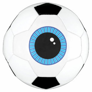 Grappig Schattige Blauw Oogbal Voetbal