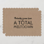 Grappig Schattige bruidsmeisje Maid of Honor Voors Kaart (Voorkant / Achterkant)