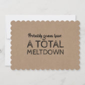 Grappig Schattige bruidsmeisje Maid of Honor Voors Kaart (Voorkant)