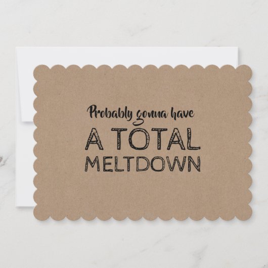 Grappig Schattige bruidsmeisje Maid of Honor Voors Kaart (Voorkant)