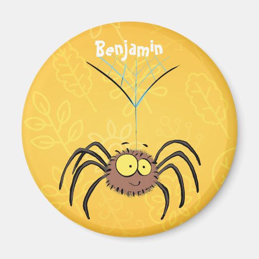 Grappig schattige cartoon van de fluffiasappel magneet (Voorkant)