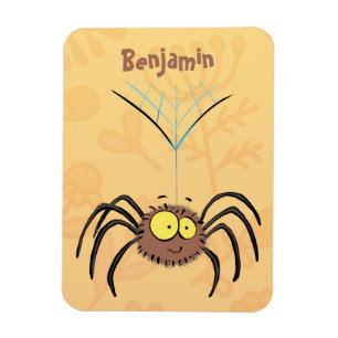 Grappig schattige cartoon van de fluffiasappel magneet