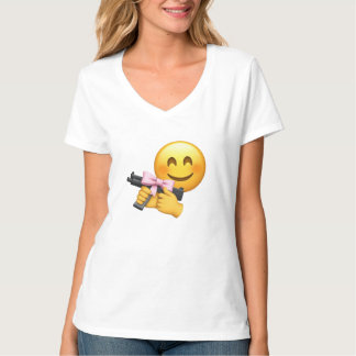 Grappig, Schattige, emoji T-shirt