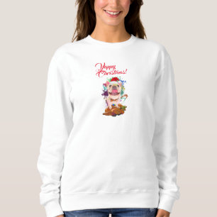 Grappig Schattige Frenchie Dog Yappy Christmas Trui
