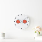 Grappig Schattige Gezicht Ogen Halloween 2024 Sina Ronde Klok (Huis)