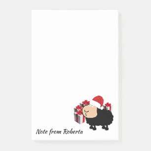 Grappig schattige kerstkerst van de kerstman carto post-it® notes