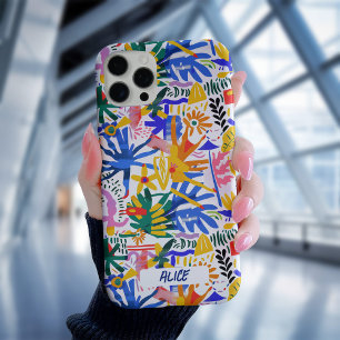 Grappig Schattige Kleurrijke Doodle Cartoon Gepers iPhone 16 Pro Hoesje