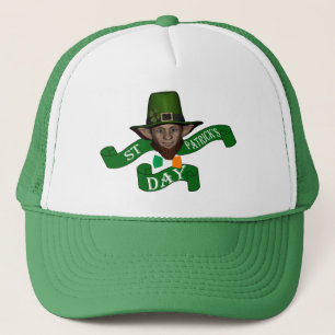 Grappig schattige leprechaun St Patrick's day Trucker Pet