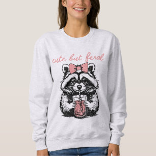 Grappig Schattige Maar Feral Raccoon Humorous Quot Trui