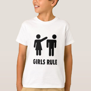 Grappig Schattige Meisjes Regel T-shirt