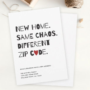 Grappig Schattige modern minimalistisch bewegen Aankondiging