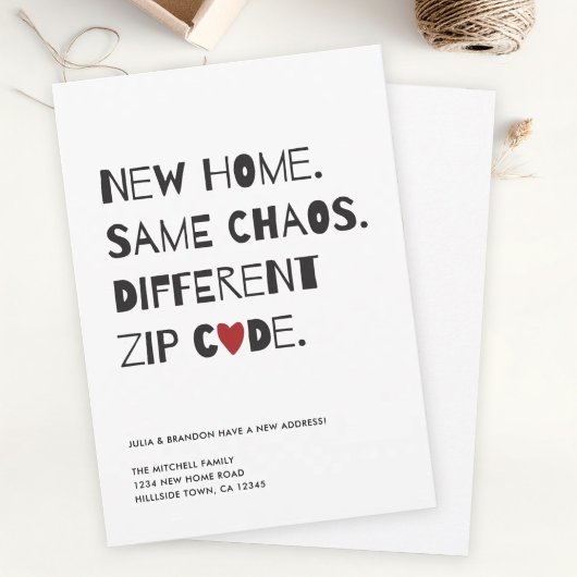 Grappig Schattige modern minimalistisch bewegen Aankondiging