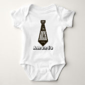 Grappig Schattige pak Stropdas Baby Romper (Voorkant)