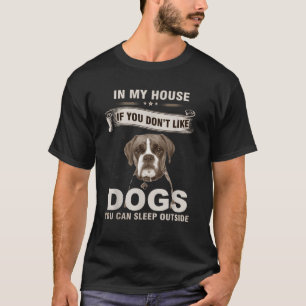 Grappig Schattige Schattig Boxer Hondenras ontwerp T-shirt