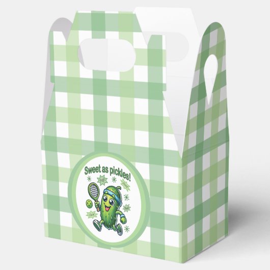 Grappig Schattige Sweet als Pickles Pickleball Bedankdoosjes (Geopend)