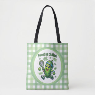 Grappig Schattige Sweet als Pickles Pickleball Draagtas