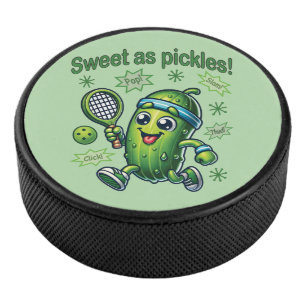Grappig Schattige Sweet als Pickles Pickleball Hockey Puck