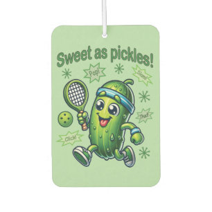 Grappig Schattige Sweet als Pickles Pickleball Luchtverfrisser