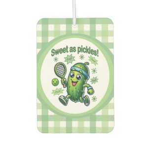 Grappig Schattige Sweet als Pickles Pickleball Luchtverfrisser