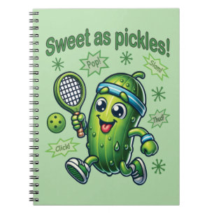 Grappig Schattige Sweet als Pickles Pickleball Notitieboek