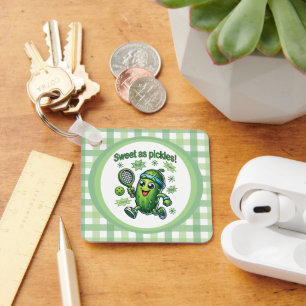Grappig Schattige Sweet als Pickles Pickleball Sleutelhanger
