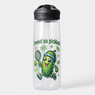 Grappig Schattige Sweet als Pickles Pickleball Waterfles