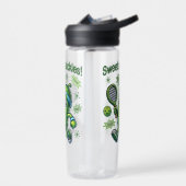 Grappig Schattige Sweet als Pickles Pickleball Waterfles (Links)