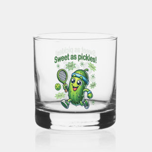 Grappig Schattige Sweet als Pickles Pickleball Whisky Glas