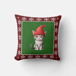 Grappig Schattige Trendy Stijlvolle elegante kerst Kussen