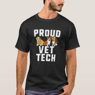 Grappig Schattige Trots Vet Tech Dierenvriend T-sh T-shirt
