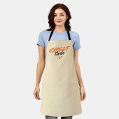 Grappig Schort Expect Carbs! Cadeau voor Chef (Gedragen)