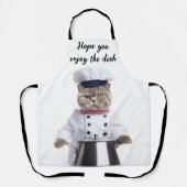 Grappig schort voor Britse kattenliefhebbers (Voorkant)