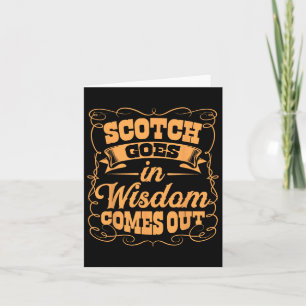 Grappig Schotse Whisky Liefhebber Cadeau Bourbon W Kaart