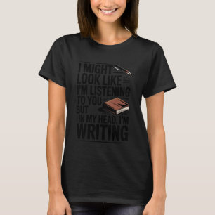 Grappig Schrijvende Boek Auteur Journalist Romansc T-shirt