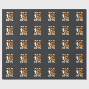 Grappig Schrikwekkend Moeder Kostuum Halloween Hek Cadeaupapier