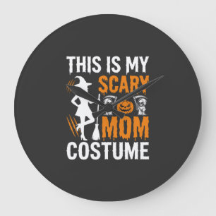Grappig Schrikwekkend Moeder Kostuum Halloween Hek Grote Klok