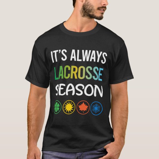 Grappig seizoen Lacrosse T-shirt (Voorkant)