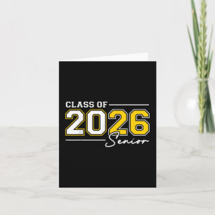Grappig Senior Jaar 2026 Afstuderen Klasse van 202 Kaart