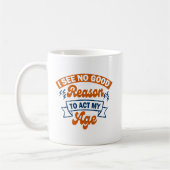 Grappig senior koffiemok (Links)