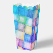 Grappig Shapes patroon - gekleurde 5a Bedankdoosjes (Achterkant)