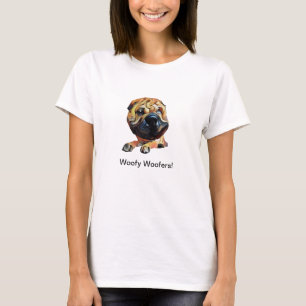 Grappig Shar Pei Hond Vrouwen T-shirt