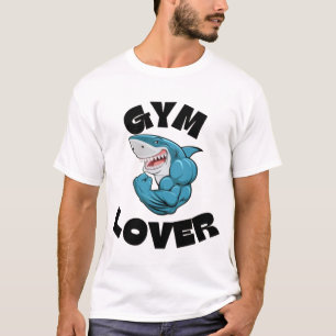 Grappig Shark Gym T-shirt