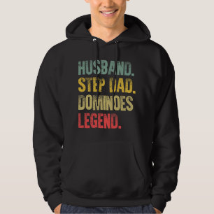 Grappig Shirt echtgenoot stap vader dominoes lege