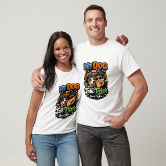 Grappig shirt met retro grafische afbeelding van h